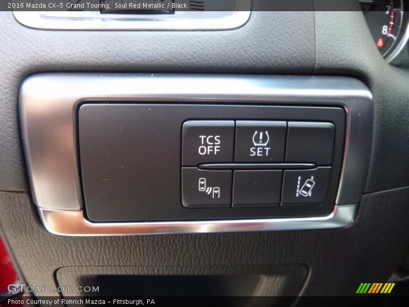 Soul Red Metallic / Black 2016 Mazda CX-5 Grand Touring