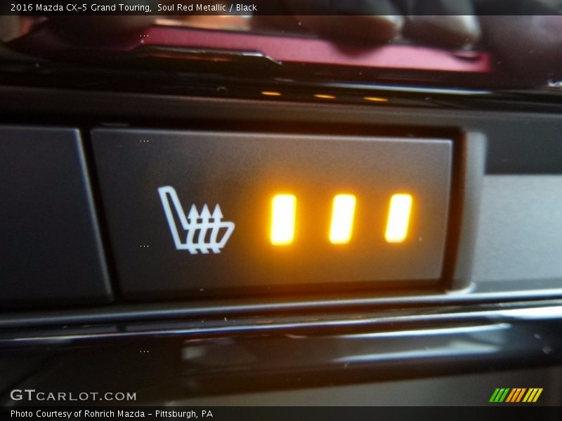 Soul Red Metallic / Black 2016 Mazda CX-5 Grand Touring