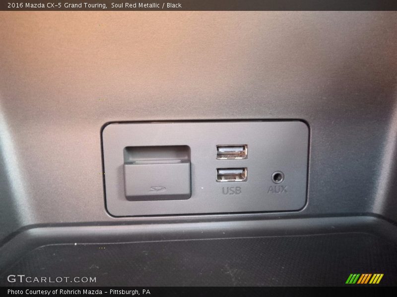 Soul Red Metallic / Black 2016 Mazda CX-5 Grand Touring