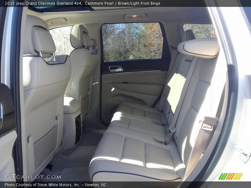 Cashmere Pearl / Brown/Light Frost Beige 2015 Jeep Grand Cherokee Overland 4x4