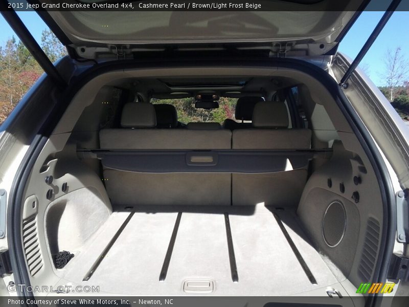 Cashmere Pearl / Brown/Light Frost Beige 2015 Jeep Grand Cherokee Overland 4x4