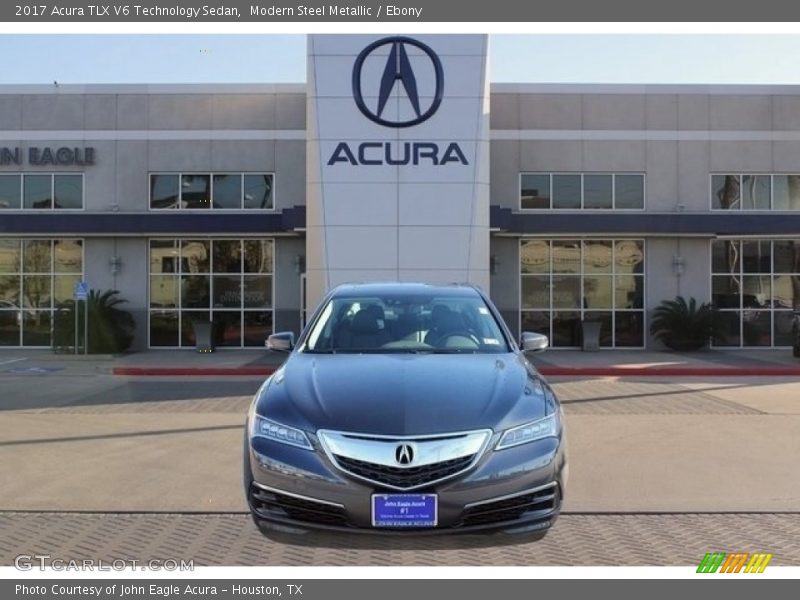 Modern Steel Metallic / Ebony 2017 Acura TLX V6 Technology Sedan