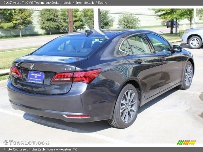 Modern Steel Metallic / Ebony 2017 Acura TLX V6 Technology Sedan