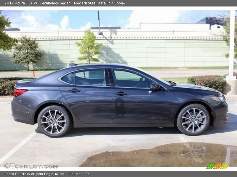 Modern Steel Metallic / Ebony 2017 Acura TLX V6 Technology Sedan