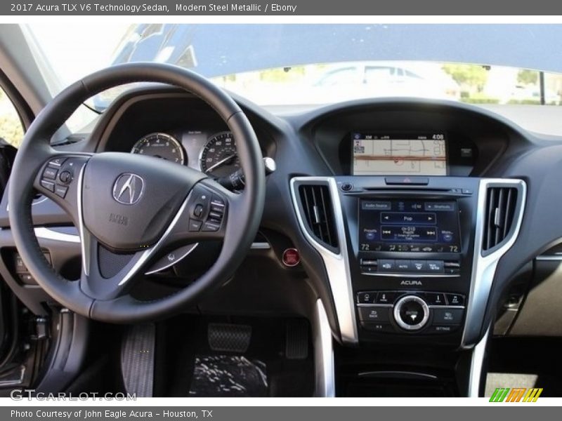Modern Steel Metallic / Ebony 2017 Acura TLX V6 Technology Sedan