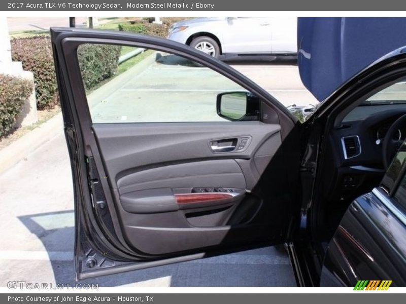 Modern Steel Metallic / Ebony 2017 Acura TLX V6 Technology Sedan