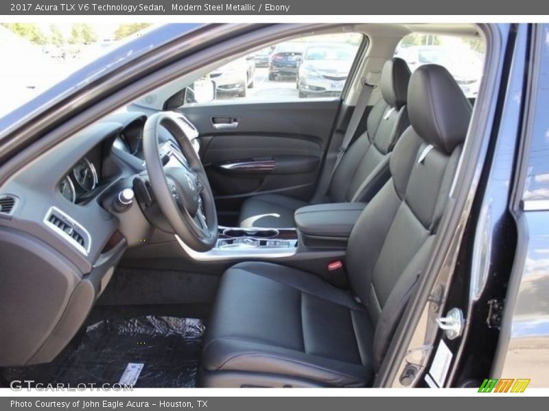 Modern Steel Metallic / Ebony 2017 Acura TLX V6 Technology Sedan