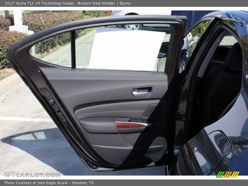 Modern Steel Metallic / Ebony 2017 Acura TLX V6 Technology Sedan