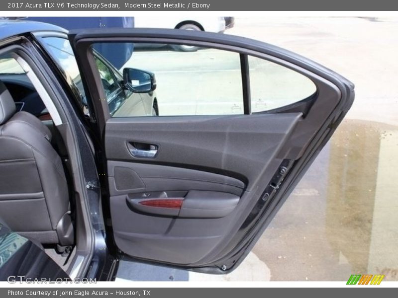 Modern Steel Metallic / Ebony 2017 Acura TLX V6 Technology Sedan