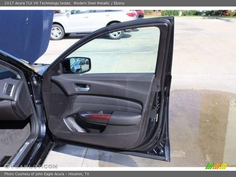 Modern Steel Metallic / Ebony 2017 Acura TLX V6 Technology Sedan