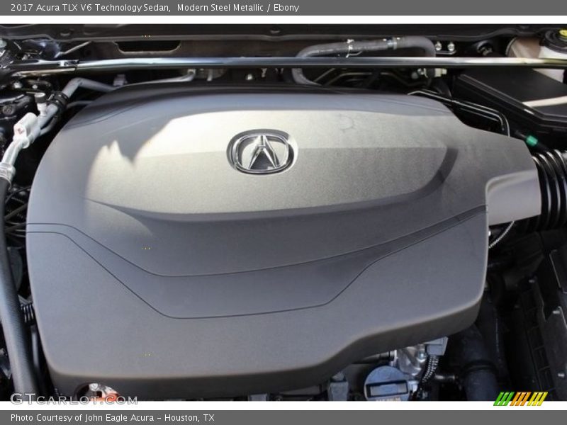 Modern Steel Metallic / Ebony 2017 Acura TLX V6 Technology Sedan