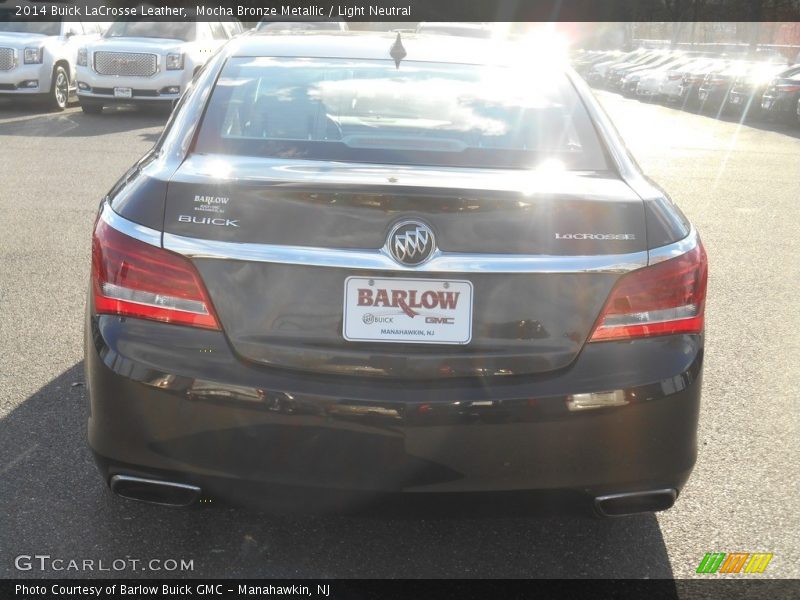 Mocha Bronze Metallic / Light Neutral 2014 Buick LaCrosse Leather