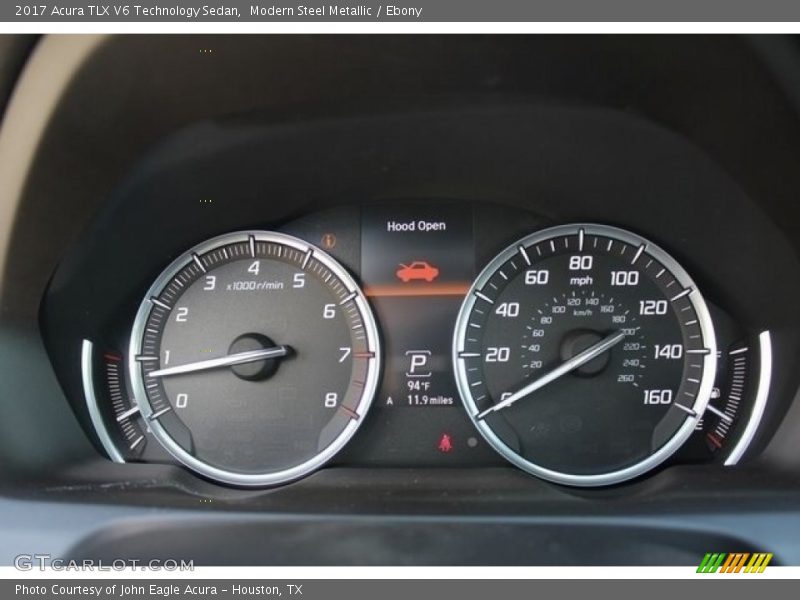 Modern Steel Metallic / Ebony 2017 Acura TLX V6 Technology Sedan