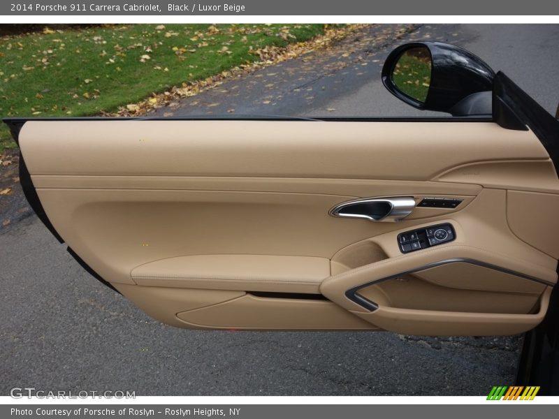 Black / Luxor Beige 2014 Porsche 911 Carrera Cabriolet