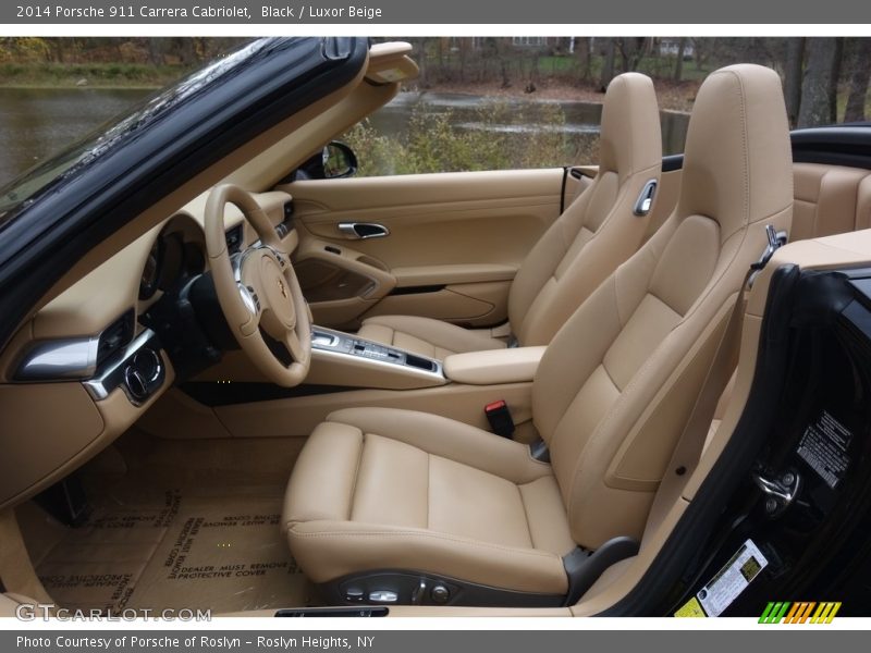 Black / Luxor Beige 2014 Porsche 911 Carrera Cabriolet