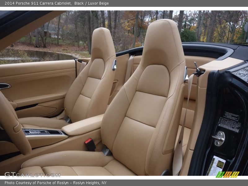 Black / Luxor Beige 2014 Porsche 911 Carrera Cabriolet