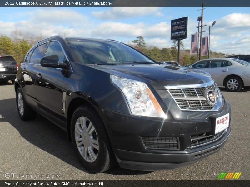Black Ice Metallic / Shale/Ebony 2012 Cadillac SRX Luxury