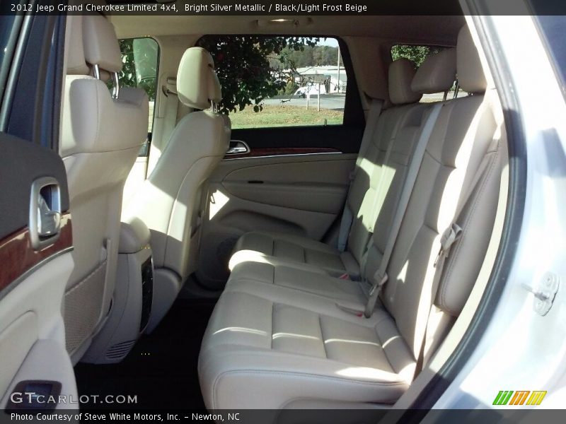 Bright Silver Metallic / Black/Light Frost Beige 2012 Jeep Grand Cherokee Limited 4x4