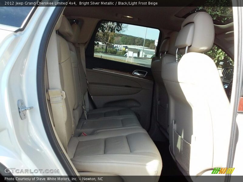 Bright Silver Metallic / Black/Light Frost Beige 2012 Jeep Grand Cherokee Limited 4x4