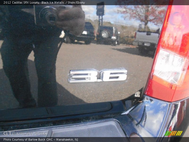 Black Ice Metallic / Shale/Ebony 2012 Cadillac SRX Luxury