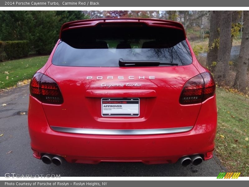 Carmine Red / Black 2014 Porsche Cayenne Turbo