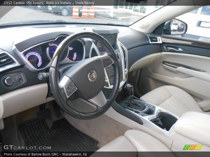 Black Ice Metallic / Shale/Ebony 2012 Cadillac SRX Luxury