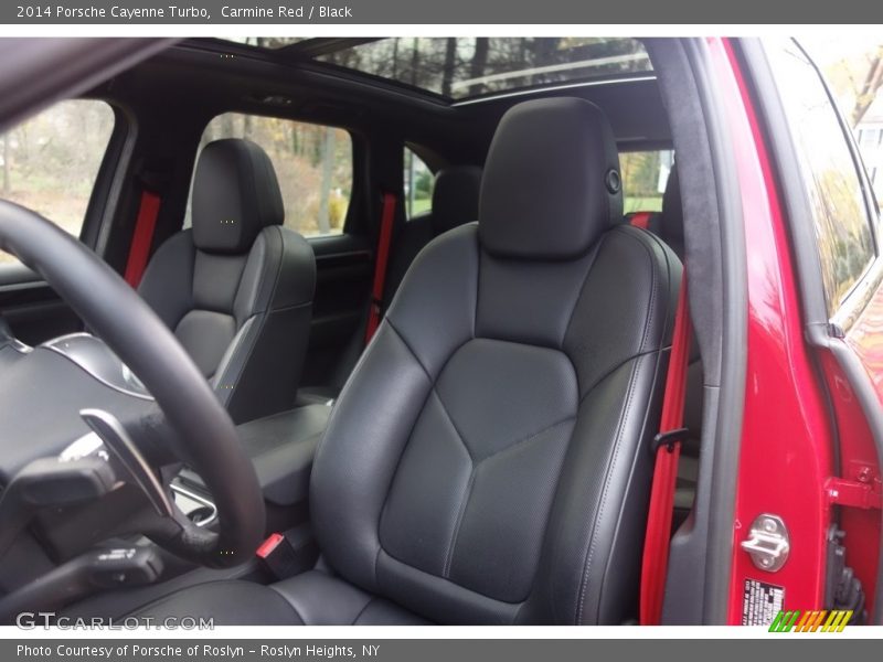 Front Seat of 2014 Cayenne Turbo