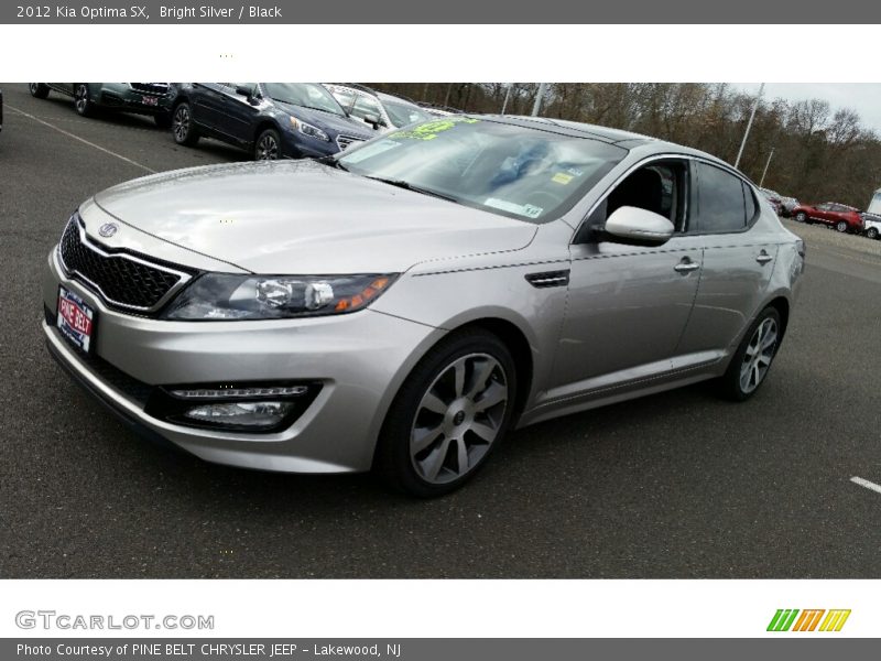 Bright Silver / Black 2012 Kia Optima SX