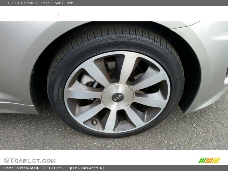 Bright Silver / Black 2012 Kia Optima SX