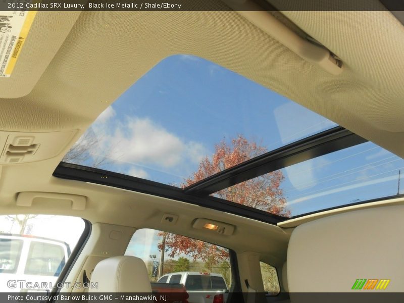Black Ice Metallic / Shale/Ebony 2012 Cadillac SRX Luxury