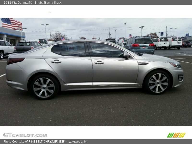Bright Silver / Black 2012 Kia Optima SX
