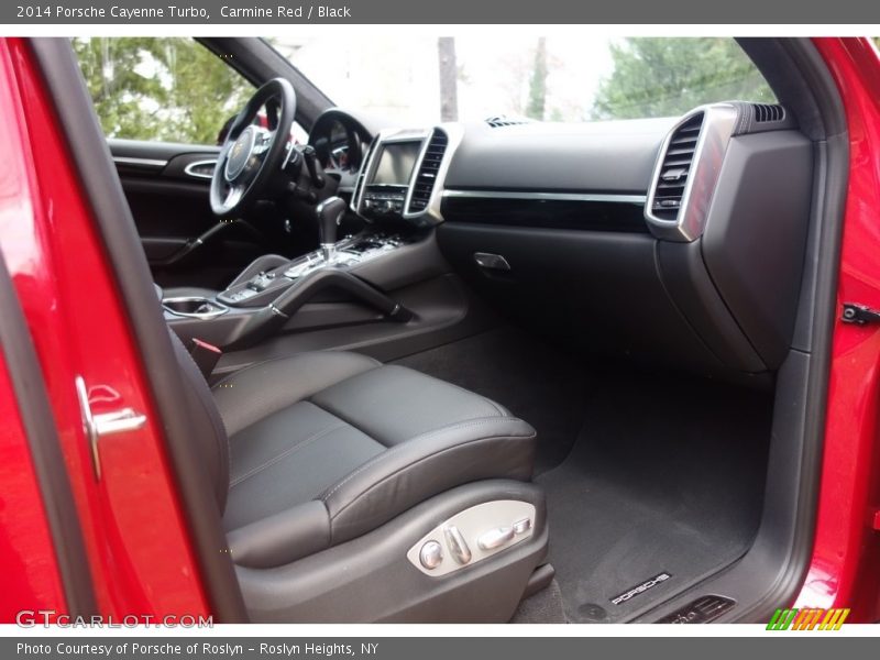 Carmine Red / Black 2014 Porsche Cayenne Turbo
