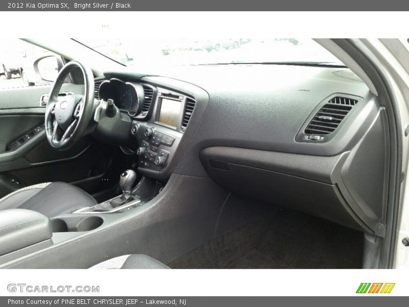 Bright Silver / Black 2012 Kia Optima SX