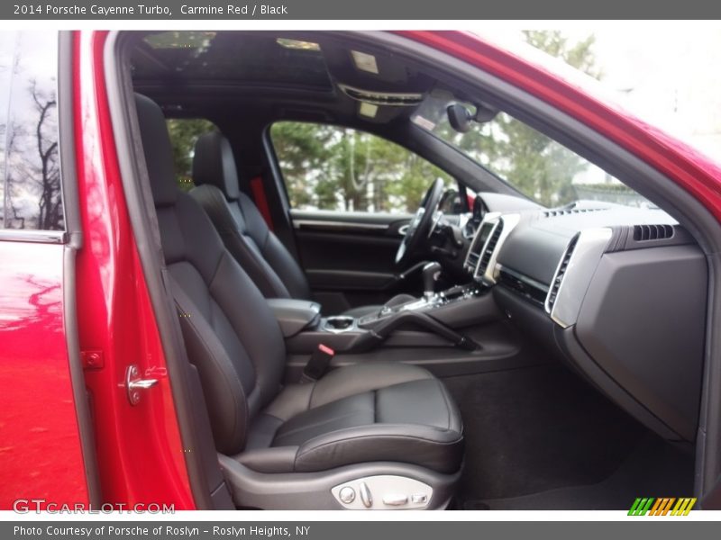 Carmine Red / Black 2014 Porsche Cayenne Turbo