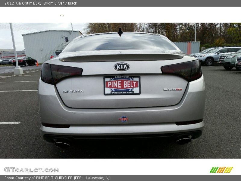 Bright Silver / Black 2012 Kia Optima SX