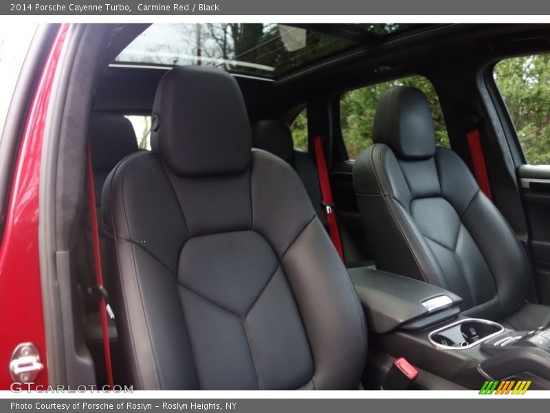 Carmine Red / Black 2014 Porsche Cayenne Turbo