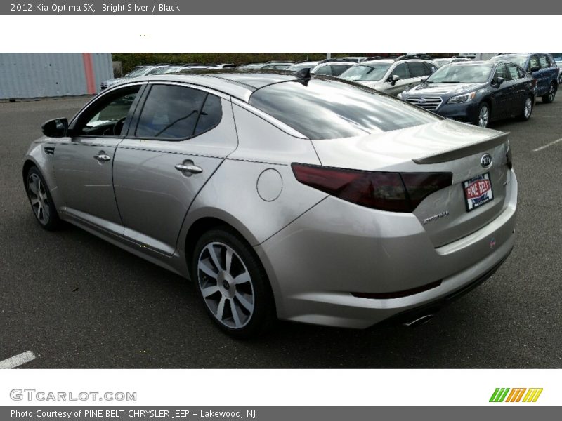 Bright Silver / Black 2012 Kia Optima SX