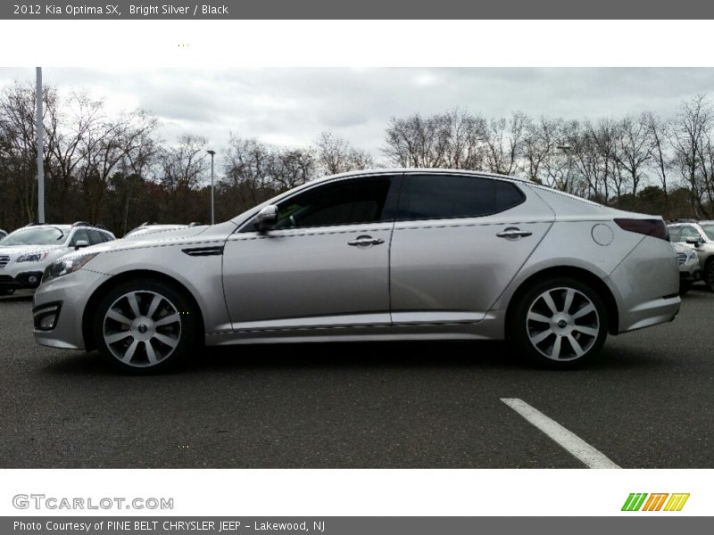 Bright Silver / Black 2012 Kia Optima SX