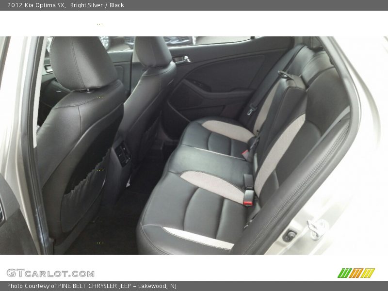 Bright Silver / Black 2012 Kia Optima SX