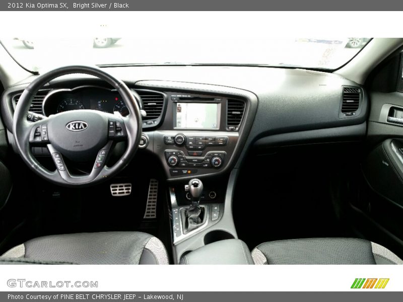 Bright Silver / Black 2012 Kia Optima SX