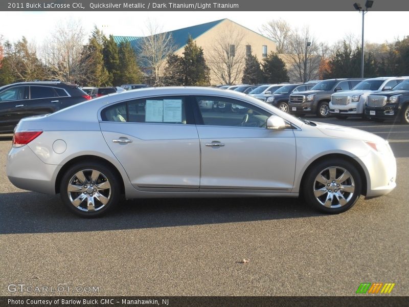 Quicksilver Metallic / Dark Titanium/Light Titanium 2011 Buick LaCrosse CXL