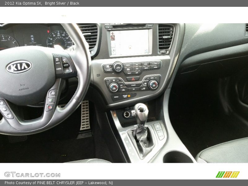 Bright Silver / Black 2012 Kia Optima SX