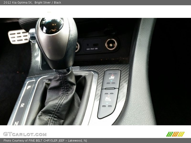 Bright Silver / Black 2012 Kia Optima SX