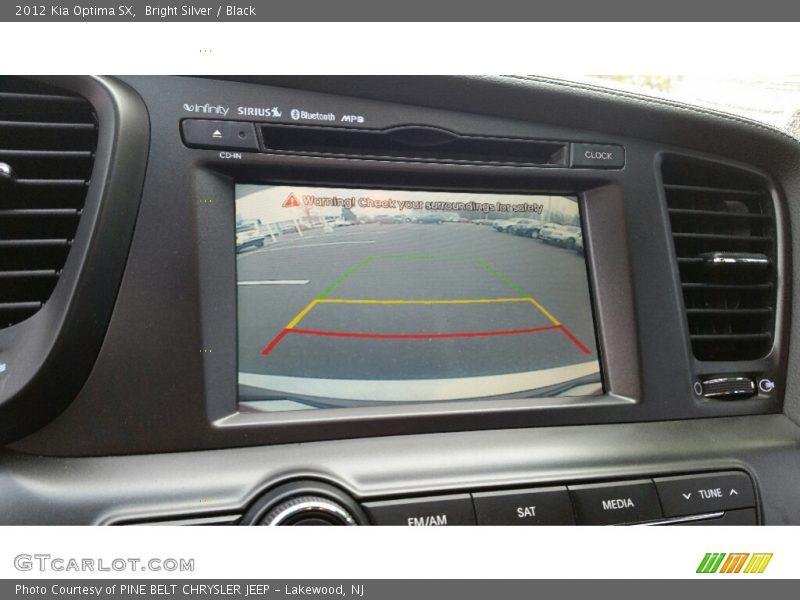 Bright Silver / Black 2012 Kia Optima SX