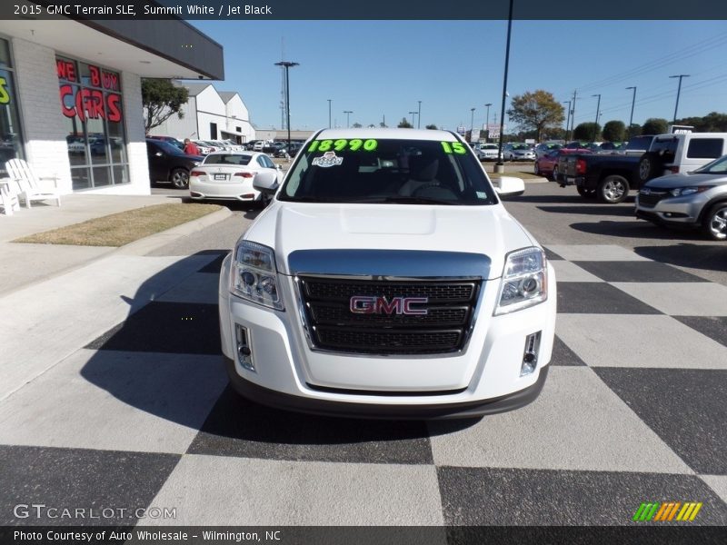 Summit White / Jet Black 2015 GMC Terrain SLE