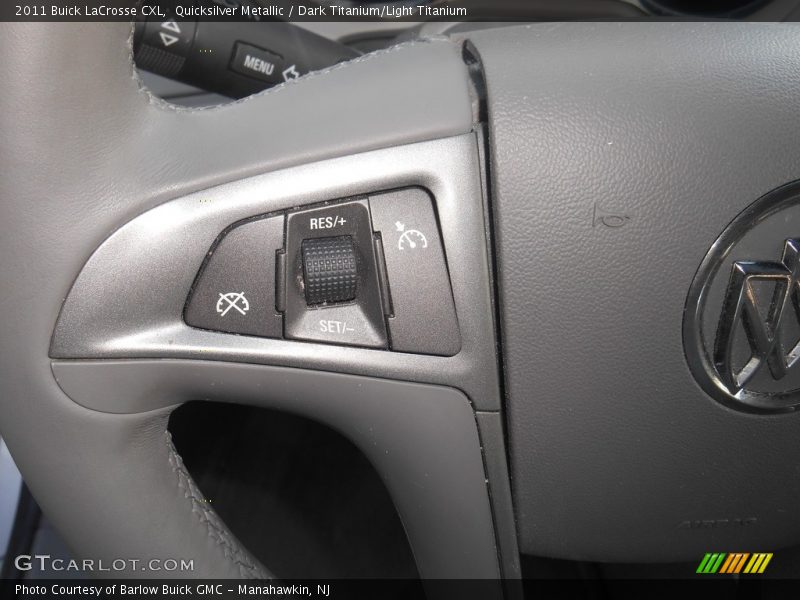 Quicksilver Metallic / Dark Titanium/Light Titanium 2011 Buick LaCrosse CXL