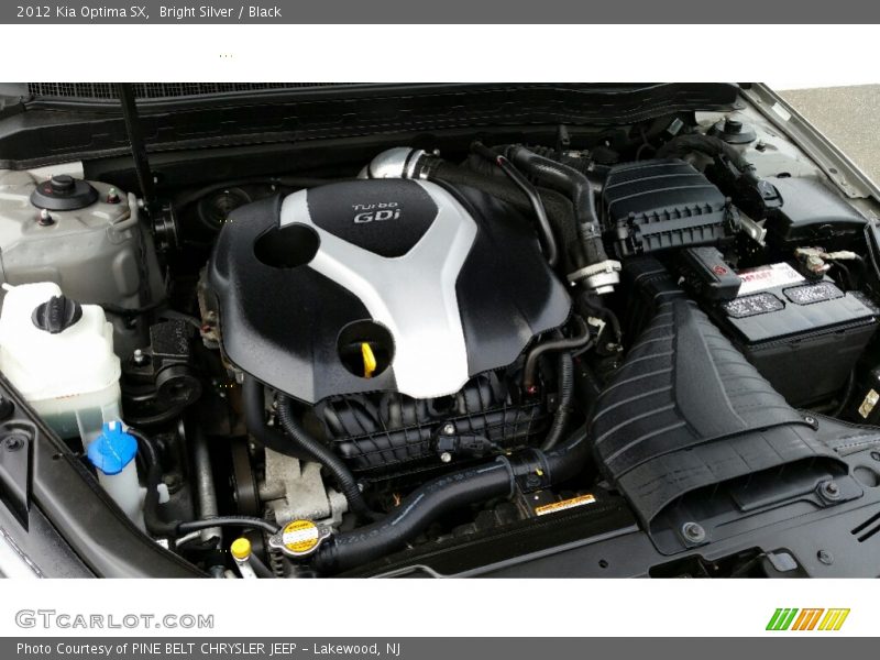 Bright Silver / Black 2012 Kia Optima SX