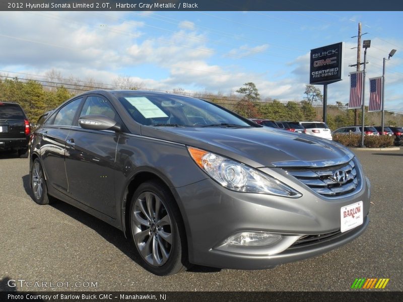 Harbor Gray Metallic / Black 2012 Hyundai Sonata Limited 2.0T