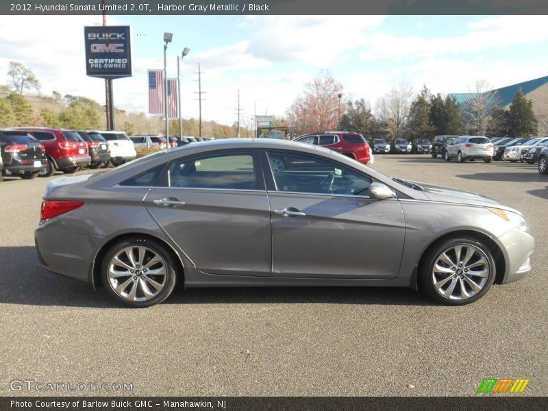 Harbor Gray Metallic / Black 2012 Hyundai Sonata Limited 2.0T