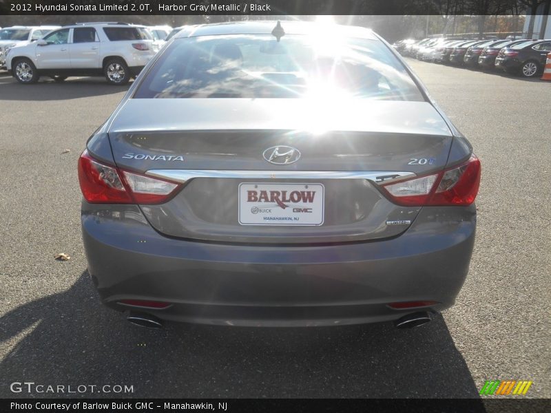 Harbor Gray Metallic / Black 2012 Hyundai Sonata Limited 2.0T